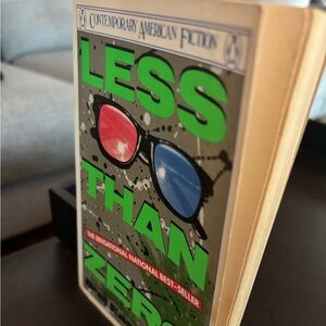 Less Than Zero - by Bret Easton Ellis - Vintage Paperback Book